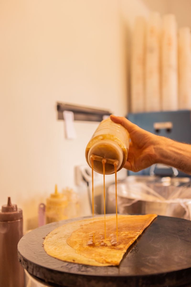 Crêpe préparée minute sur le billig
